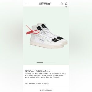 OFF-White Off-Court High White Sneakers